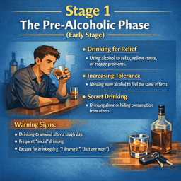 1st Stage of Alcoholism
