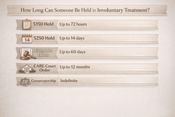 How Long Can Someone Be Held in Involuntary Treatment